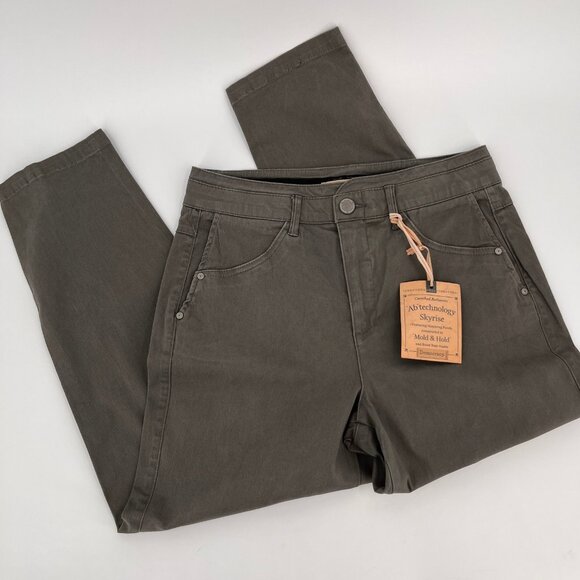 Democracy AB Tech Tapered Jeans Size 8 Gray Skyrise Mold & Hold Stretch - Picture 3 of 12